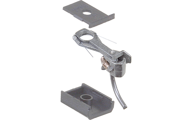 Kadee #145 Magne-Matic® "Standard" Head, Metal "Whisker®" Coupler w/ Gearboxes Short (1/4") Overset Shank Two Pair HO Scale