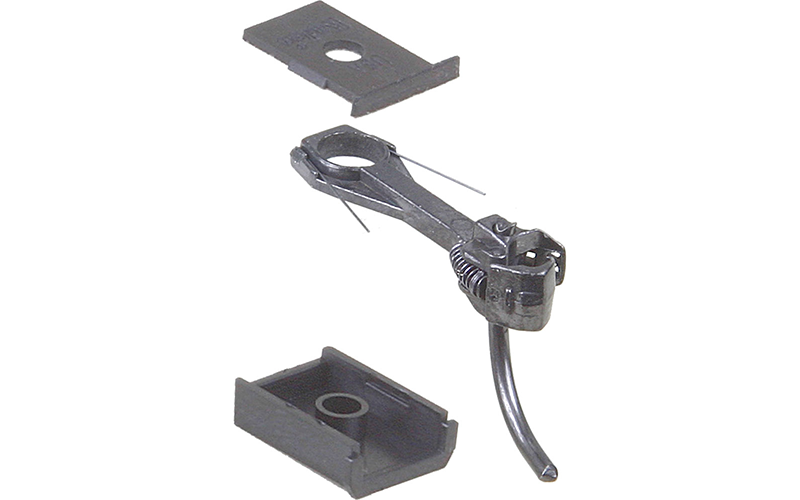 Kadee #156 Magne-Matic® "Scale" Head Metal "Whisker®" Coupler w/ Gearboxes Long (25/64") Centerset Shank Two Pair HO Scale