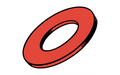 Kadee #208 Red Insulating Fibre Washers .015" Thick