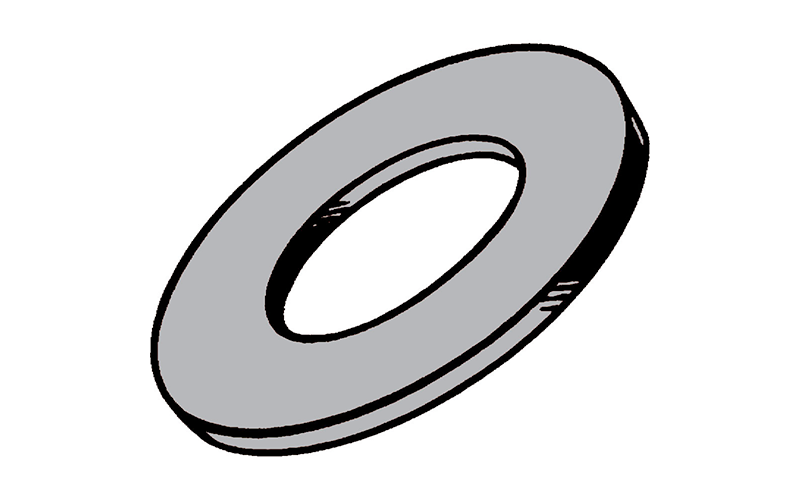 Kadee #209 Grey Insulating Fibre Washers .010in Thick