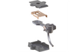 Kadee #5 Magne-Matic® Metal Coupler "Ol' Reliable" Medium (9/32") Centerset Shank Two Pair HO Scale