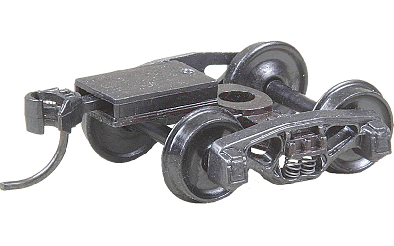 Kadee #502 Bettendorf 50-ton Trucks with Ready-to-Mount Couplers 33" Smooth Back Wheels Metal Fully Sprung HO Scale