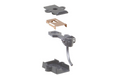 Kadee #58 "Scale" Metal Couplers with Gearboxes - Medium (9/32") Centerset Shank Two Pair HO Scale