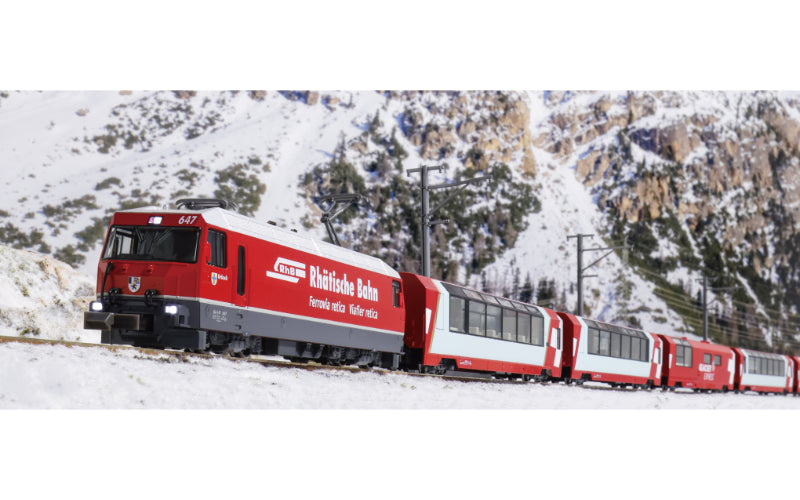 Kato 10-025 Starter Set Glacier Express N Scale