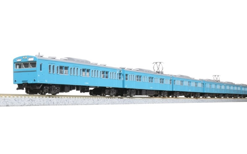 Kato 10-1743A Series 103 Sky Blue 4-Car Set N Scale