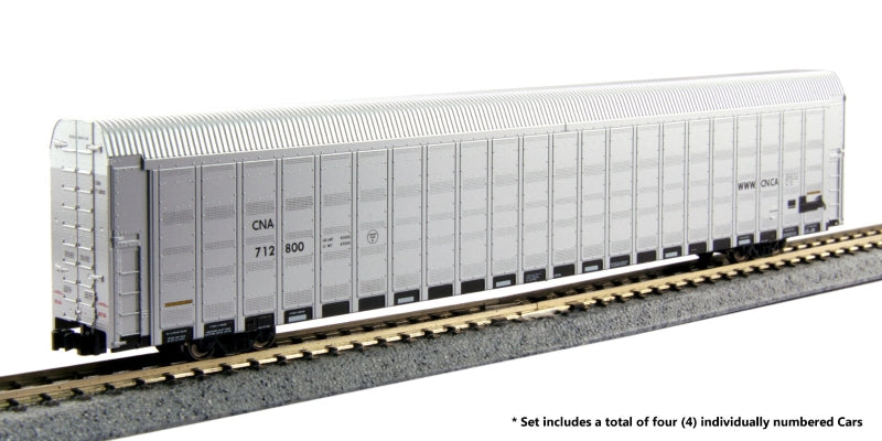 Kato 106-5509 Autorack Freight Cars Canadian National 4 Car Set N Scale