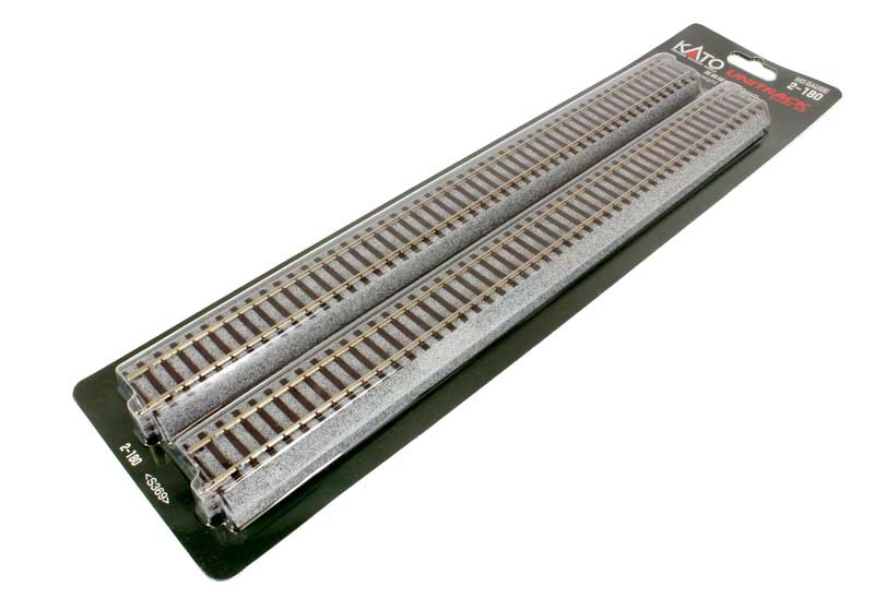 Kato 2-180 Unitrack Code 83 Straight Track 369mm 4 Pcs HO Scale