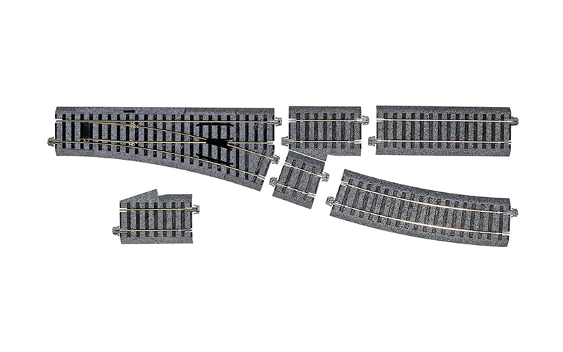 Kato 2-853 Turnout R550 Right HO Scale