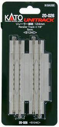 Kato 20-026 Unitrack Rerailer Track 124mm 2 Pack N Scale