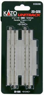 Kato 20-026 Unitrack Rerailer Track 124mm 2 Pack N Scale