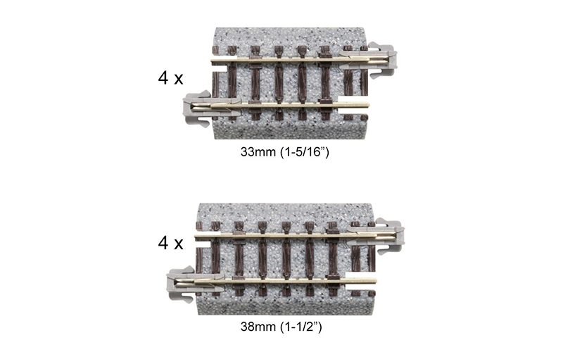 Kato 20-092 Short Track Assortment B N Scale
