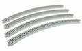 Kato 20-132 Unitrack Curved Track 348mm 45 Degrees 4 Pack N Scale