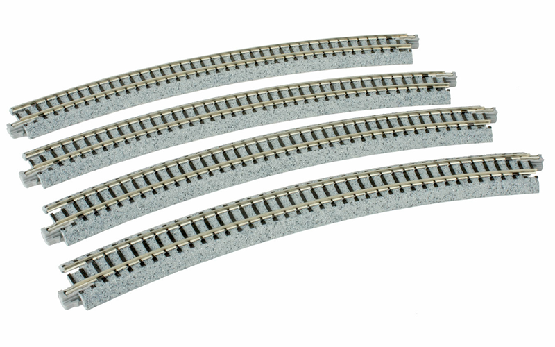 Kato 20-140 Unitrack Curved Track 381mm 30 Degrees 4 Pack N Scale