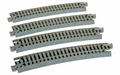 Kato 20-160 Unitrack Curved Track 481mm 15 Degrees 4 Pack N Scale