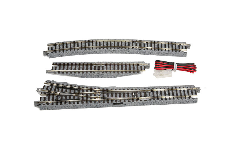 Kato 20-221 Unitrack Electric Turnout #4 Right 481mm 15 Degrees N Scale