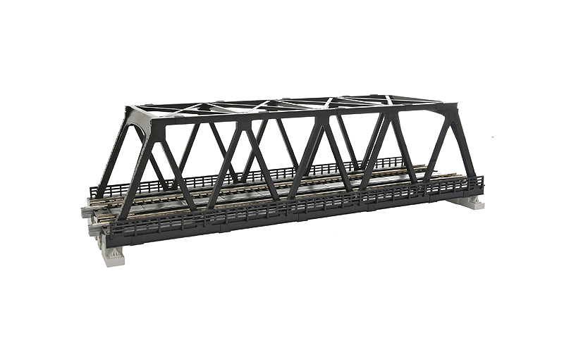 Kato 20-438 248mm (9 3/4") Double Track Truss Bridge Black N Scale