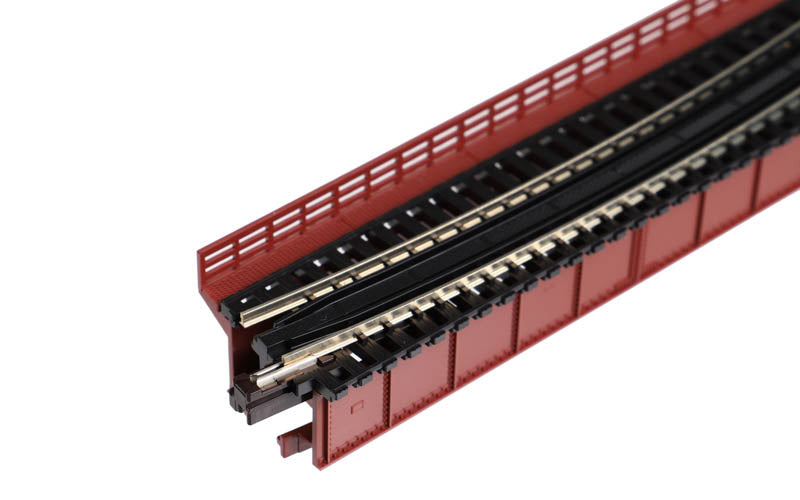 Kato 20-465 Deck Girder Curve Bridge Red N Scale