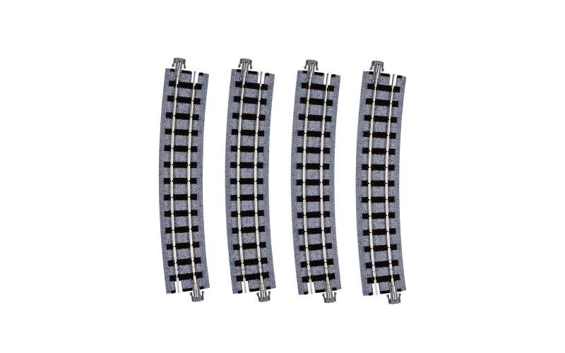 Kato 52-250 481mm (19”) Radius 15 Curve Track [4 pcs.] HOe Scale