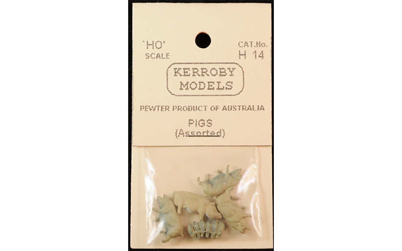 Kerroby Models H14 Pigs HO Scale