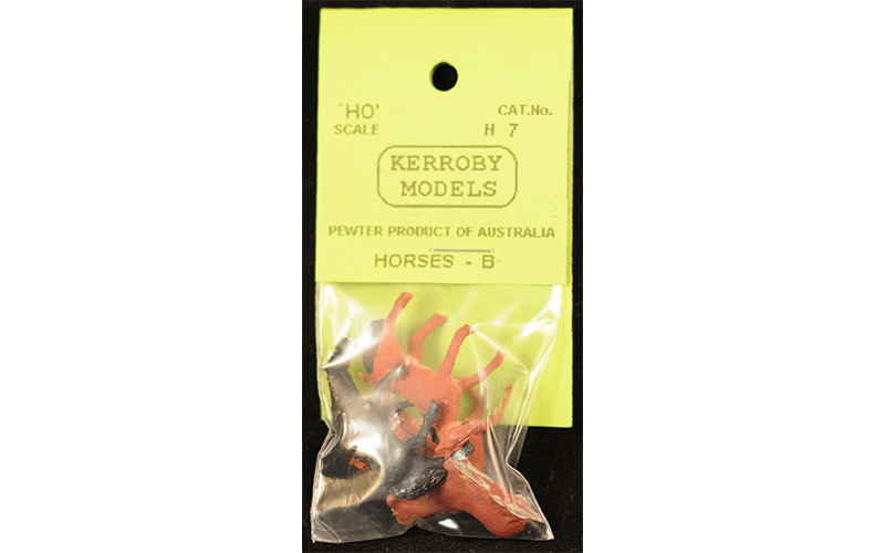 Kerroby Models H7 Horses 'B' HO Scale