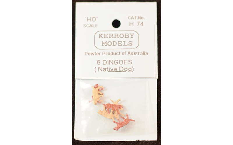 Kerroby Models H74 6 Dingoes HO Scale