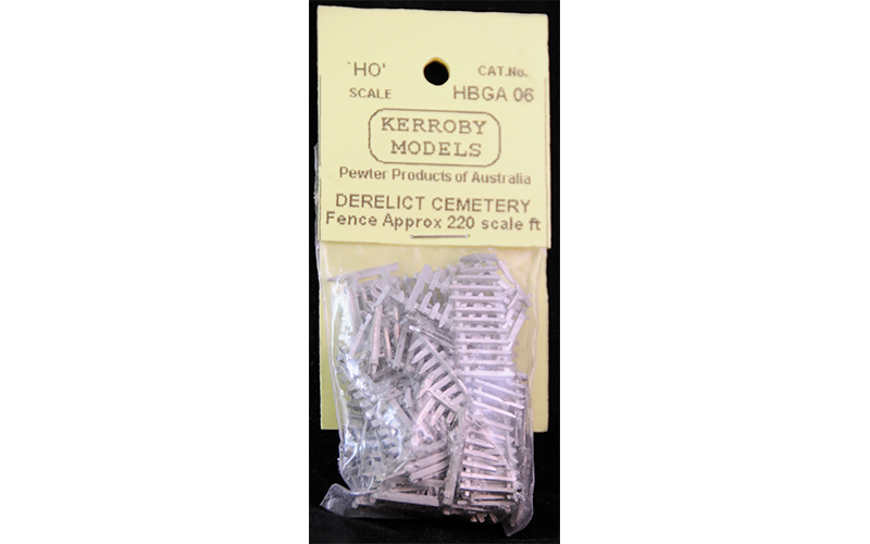 Kerroby Models HBGA06 Cemetery Headstones HO Scale