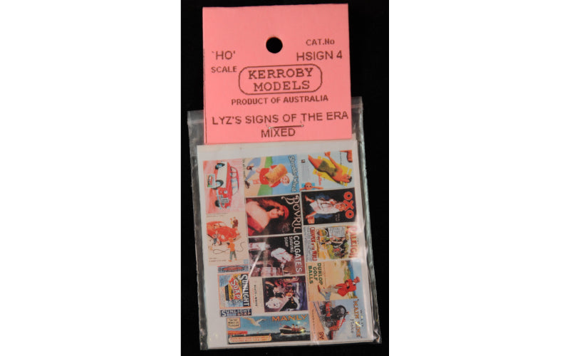 Kerroby Models HSIGN 04 Lyz's Signs HO Scale
