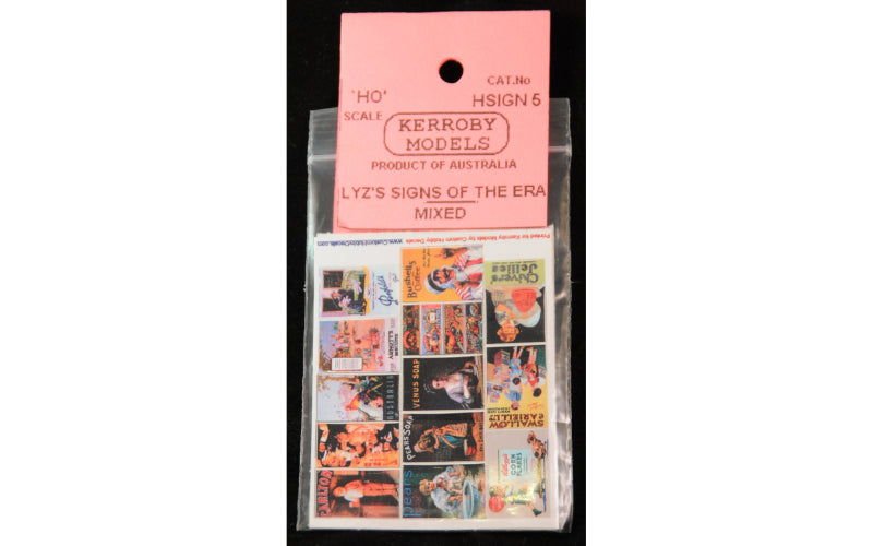 Kerroby Models HSIGN 05 Lyz's Signs HO Scale