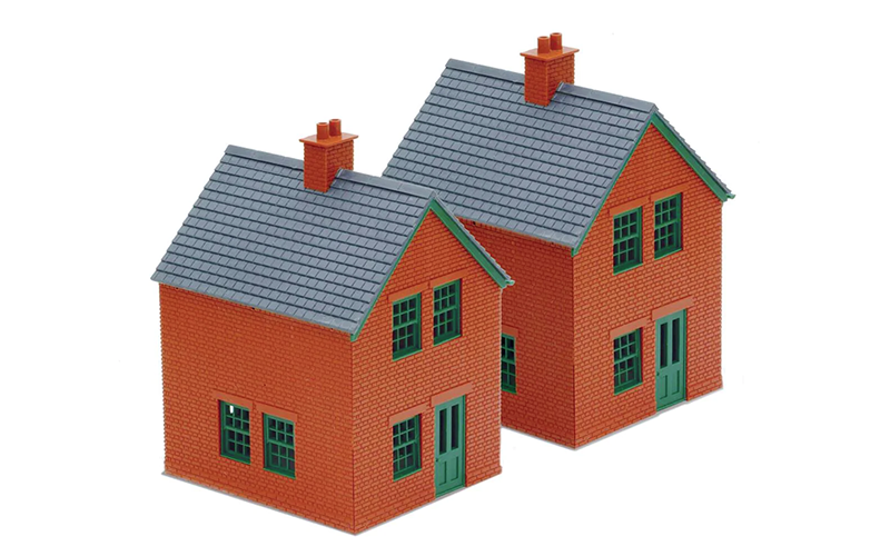 Peco Lineside Kits LK-14 Station House Brick, OO/HO Scale