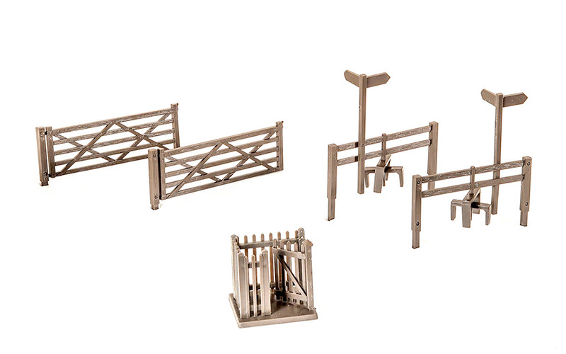 Peco Lineside Kit LK-86 Field Gates Styles and Wicket Gate OO/HO Scale