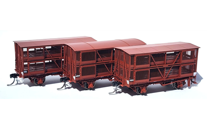 On Track Models LSV-08 Victorian 'L' 4 Wheel Sheep Wagon HO Scale
