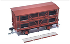 On Track Models LSV-08 Victorian 'L' 4 Wheel Sheep Wagon HO Scale
