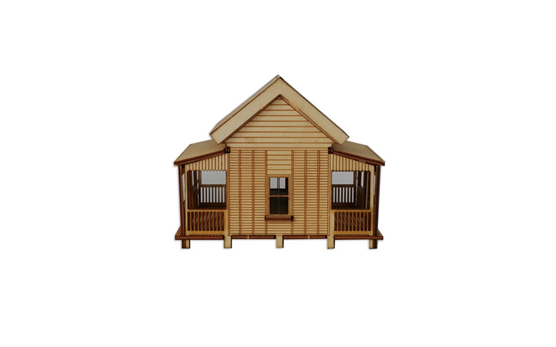 Little Building Co Colonial Gable Cottage HO Scale