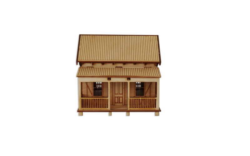 Little Building Co Colonial Gable Cottage HO Scale