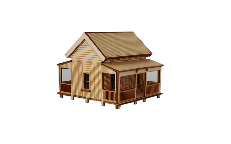 Little Building Co Colonial Gable Cottage HO Scale