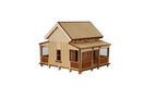 Little Building Co Colonial Gable Cottage HO Scale