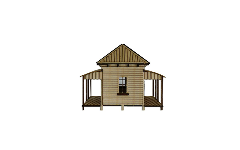 Little Building Co Miners Cottage HO Scale