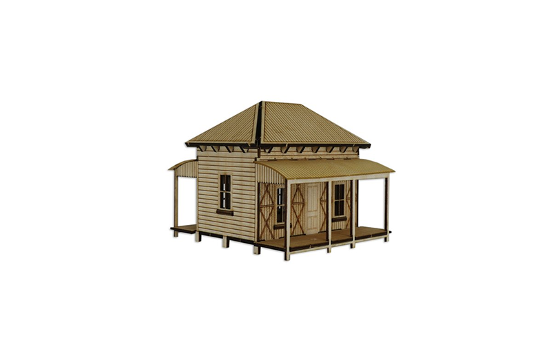 Little Building Co Miners Cottage HO Scale
