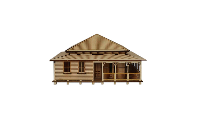 Little Building Co Queenslander Classic HO Scale