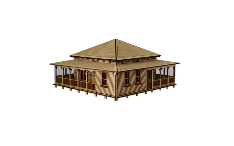 Little Building Co Queenslander Classic HO Scale