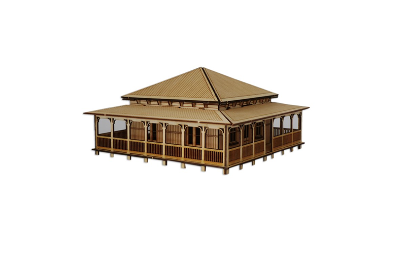 Little Building Co Queenslander Classic HO Scale