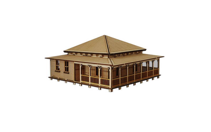 Little Building Co Queenslander Classic HO Scale