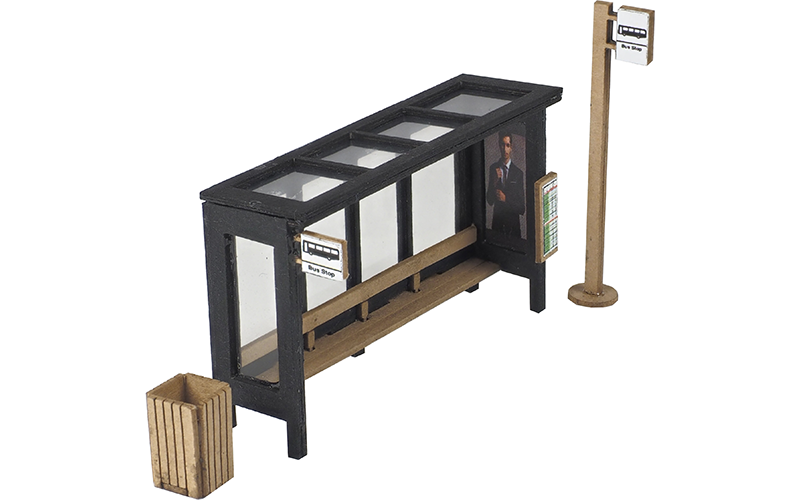 Metcalfe PO525 Bus Shelter OO/HO Scale