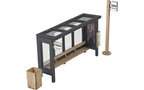 Metcalfe PO525 Bus Shelter OO/HO Scale