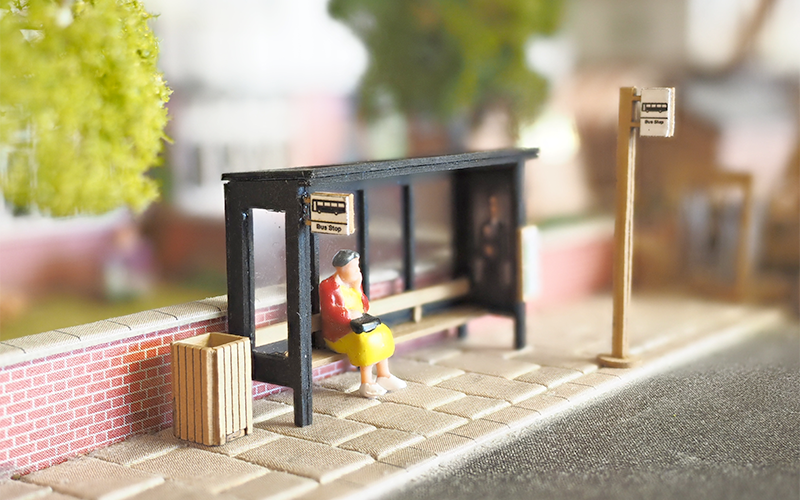 Metcalfe PO525 Bus Shelter OO/HO Scale