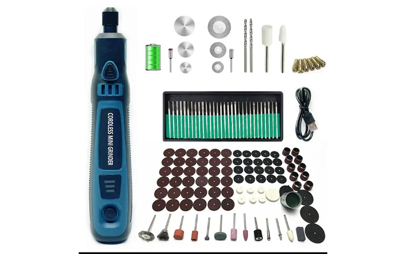Model Box HobbyGear Die Grinder 3 Speed USB Rechargeable with tools