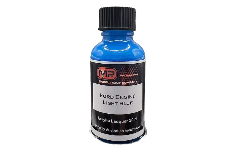 Model Paint Company 102 Ford Engine Light Blue