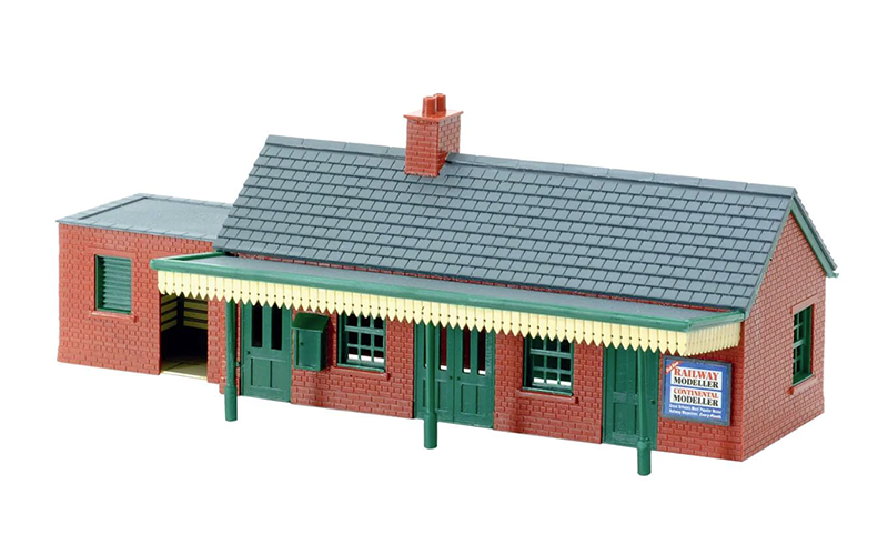 Peco Lineside Kit NB-12 Station Building Brick Type N Scale
