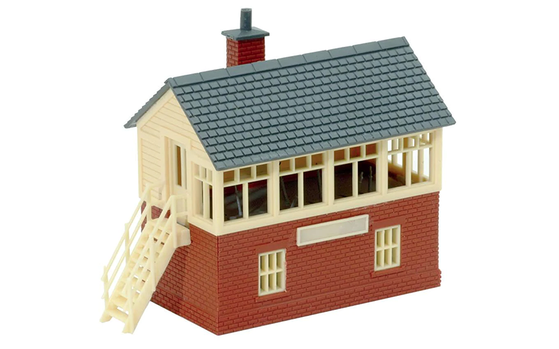 Peco Lineside Kit NB-3 Traditional Signal Box Brick/Timber Type N Scale