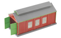 Peco Lineside Kit NB-5 Engine Shed Brick Type N Scale